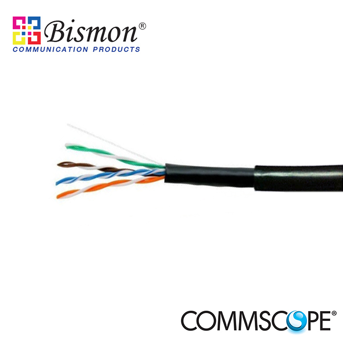 Commscope-UTP-Cat-5e-Outdoor-Double-PE-Jecket-Black-Color-305MR-PB